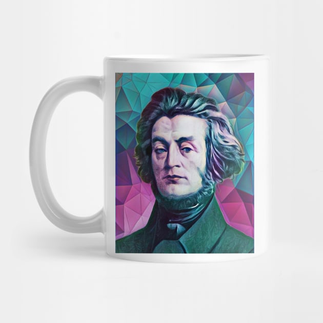 Adam Mickiewicz Abstract Portrait | Adam Mickiewicz Artwork 4 by JustLit